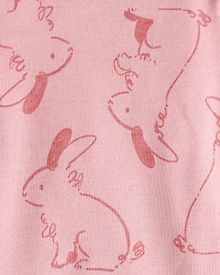 Baby Girl 5-Pack Train Floral Multipack Bodysuits - Green/Pink