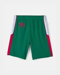 Kids Umbro Mexico Mesh Soccer Shorts - Green/White/Red