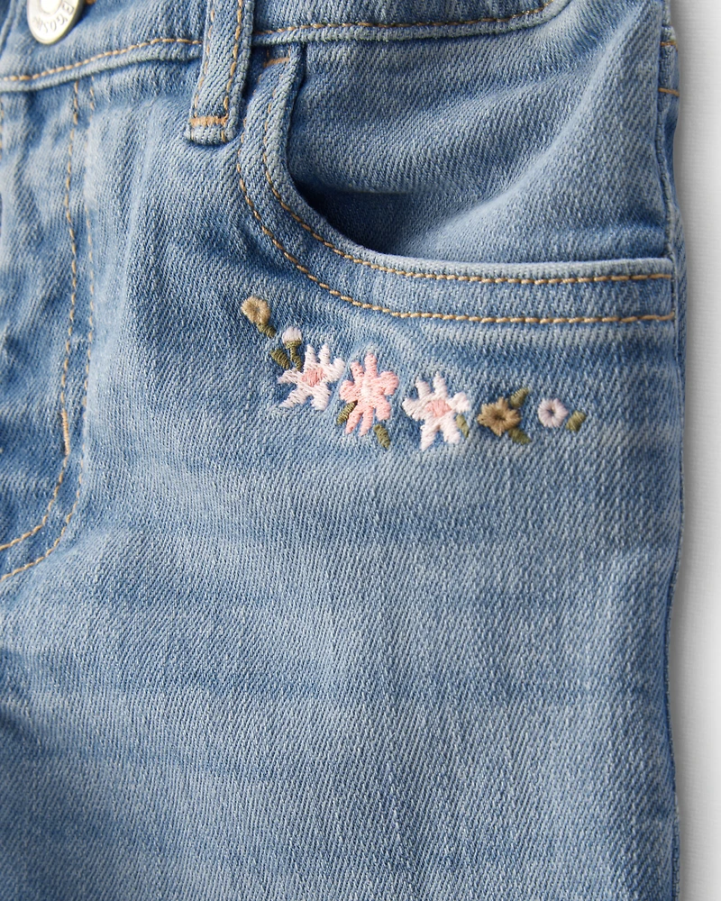 Toddler Girl Denim Wide-Leg Jeans - Blue