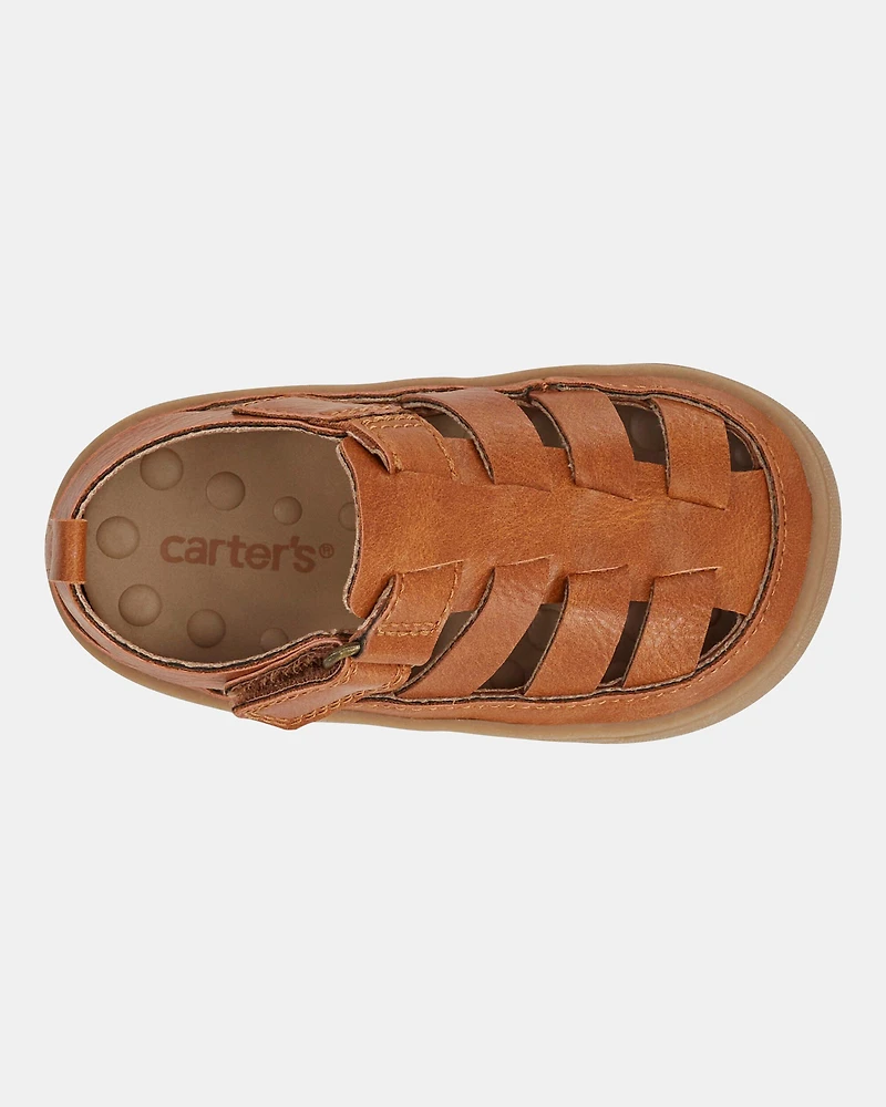 Baby Every Step® First Walker Fisherman Sandals - Brown