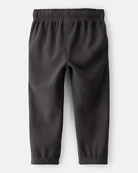 Toddler Boy Fleece Joggers - Black