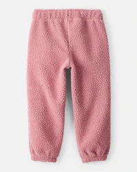 Toddler Girl Cozy Joggers - Pink