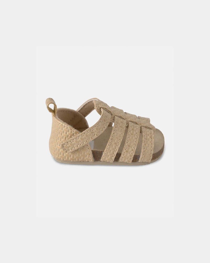 Baby Girl Strappy Sandals - Brown