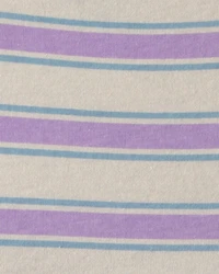 Baby Girl Striped Short-Sleeve Dress - Blue