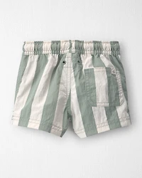 Baby Boy Recycled Swim Trunks in Stripes
