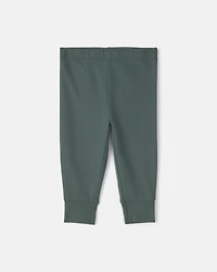 Baby Boy 3-Piece Penguin Long-Sleeve Bodysuit & Pant Set - Green/Grey/Cream