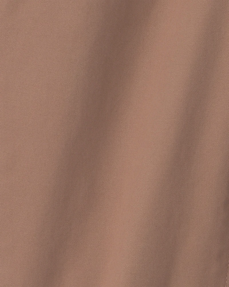 Boys Twill Pants - Brown
