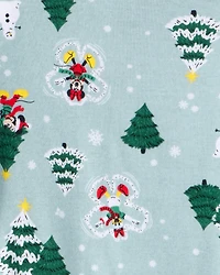 Toddler Disney© Mickey Mouse 100% Cotton Long-Sleeve Snug Fit 2-Piece Pajamas - Blue