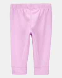 Baby Girl 4-Pack Pull-On Pants