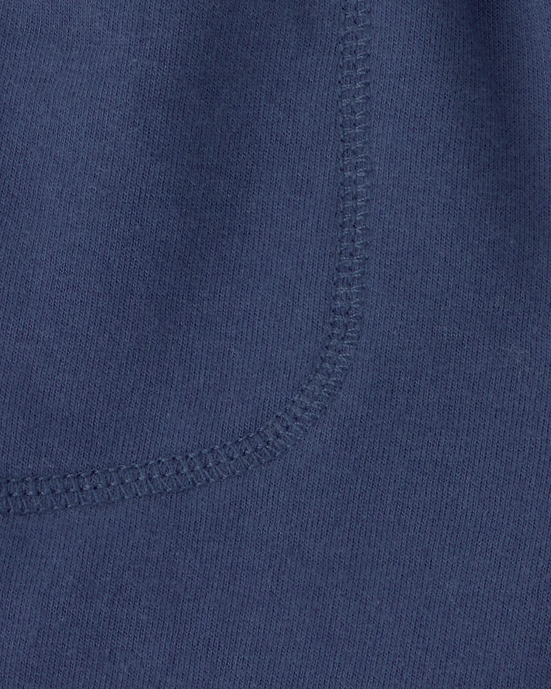 Baby Boy French Terry Shorts - Blue