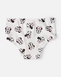 Kid 6-Pack Minnie Mouse Brief Stretch Cotton Underwear
