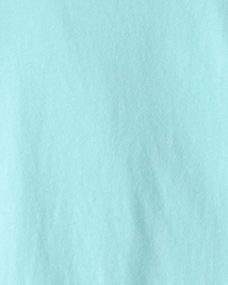 Kids Solid T-Shirt - Blue