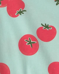Toddler Tomato Tee - Green/Red