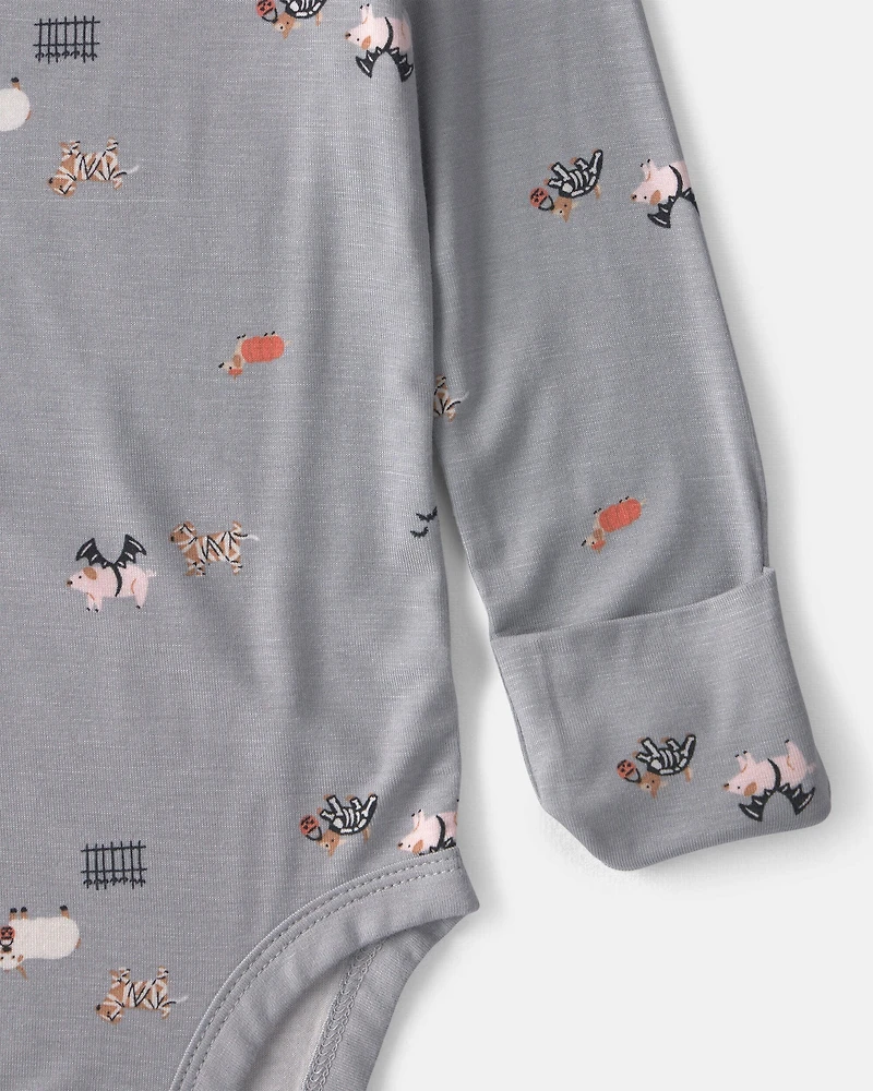 Baby 2-Piece Halloween PurelySoft™ Long-Sleeve Bodysuit & Pant Set - Grey