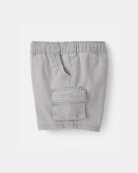 Baby Boy Cargo Pocket Shorts - Grey