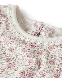 Baby Girl 2-Pack Organic Cotton Ribbed Tees