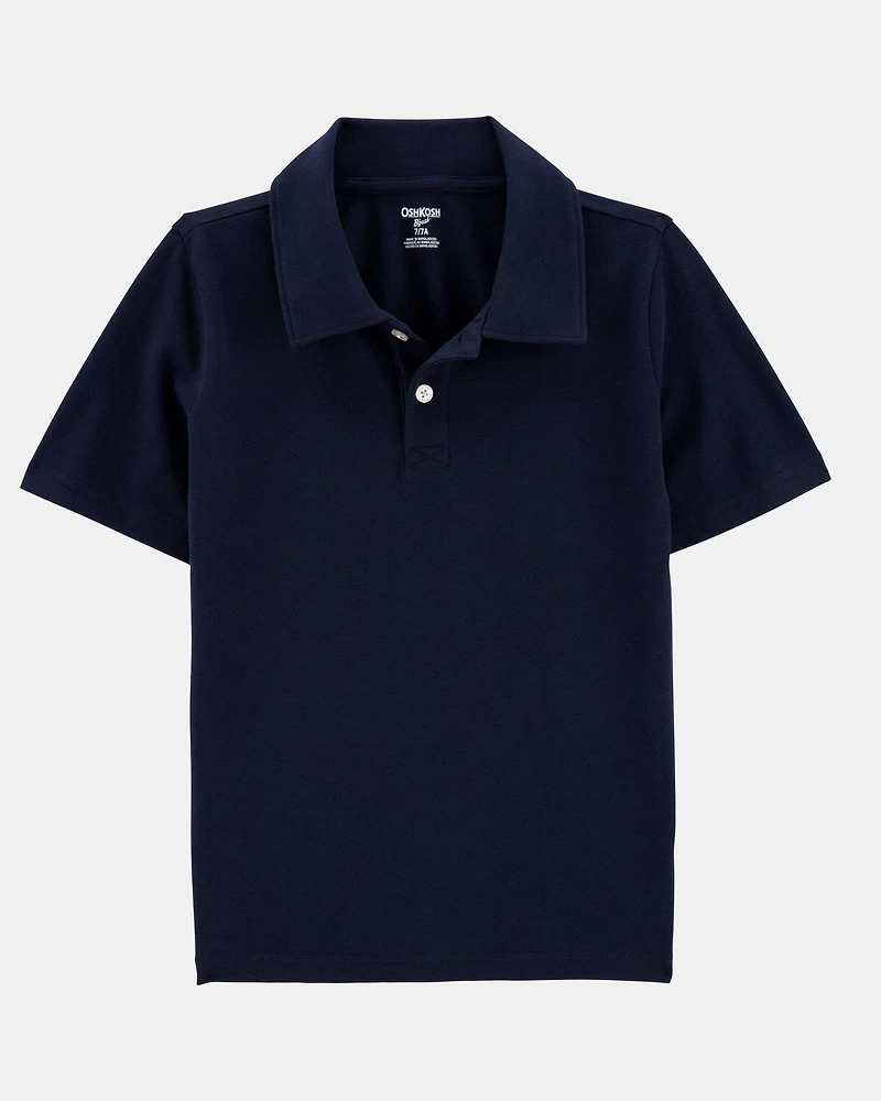 Kid -Pack Pique Uniform Polo Shirts