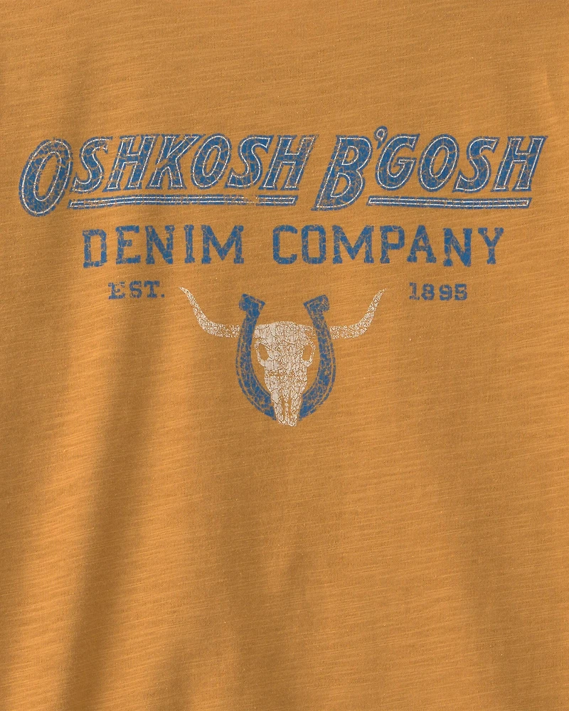 Boys OshKosh Graphic Tee - Gold