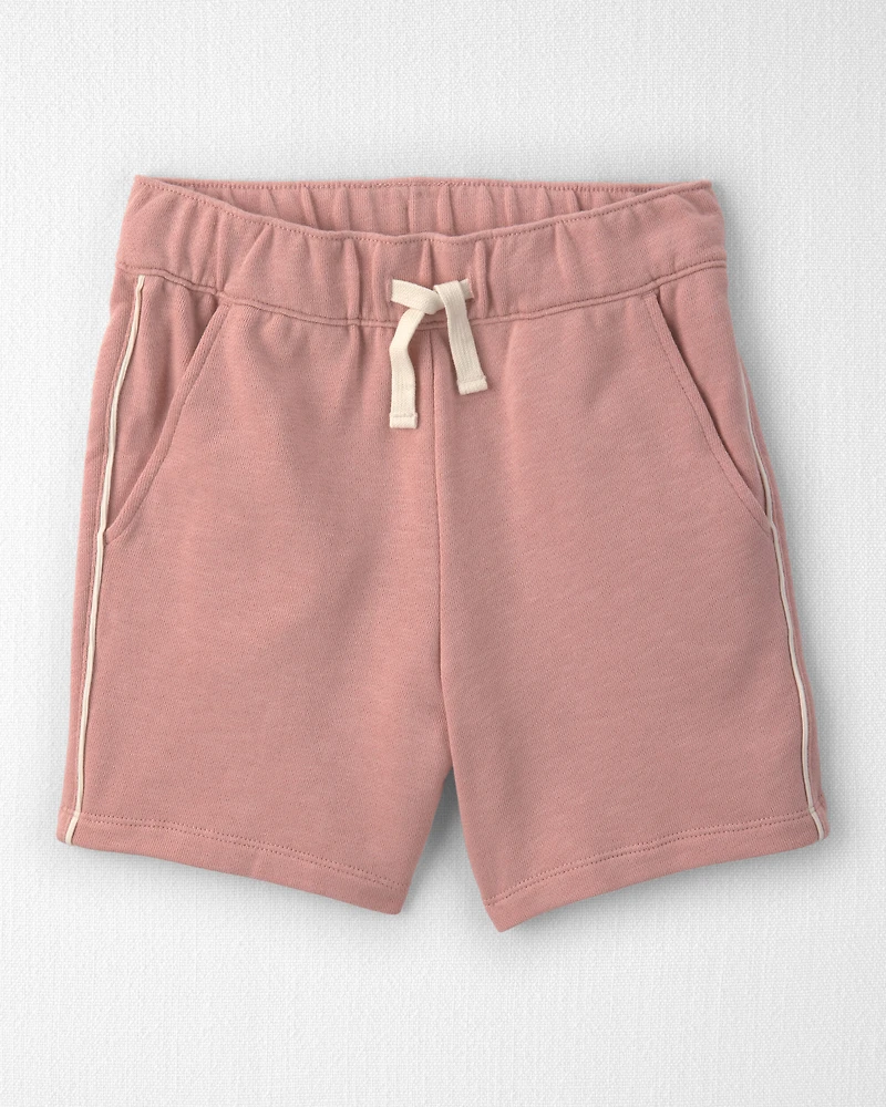 Girls 2-Piece Organic Cotton French Terry Pullover & Short Set