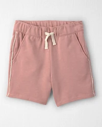 Girls 2-Piece Organic Cotton French Terry Pullover & Short Set