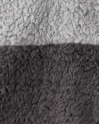 Boys Long-Sleeve Zip-Up Jacket - Grey/Black