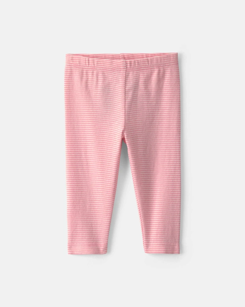 Baby Girl 3-Piece Ladybug Bodysuits & Pant Set - Pink/Cream
