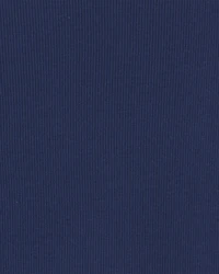 Girls Long-Sleeve Ribbed Top - Navy Blue