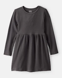 Toddler Girl Long-Sleeve Dress - Black