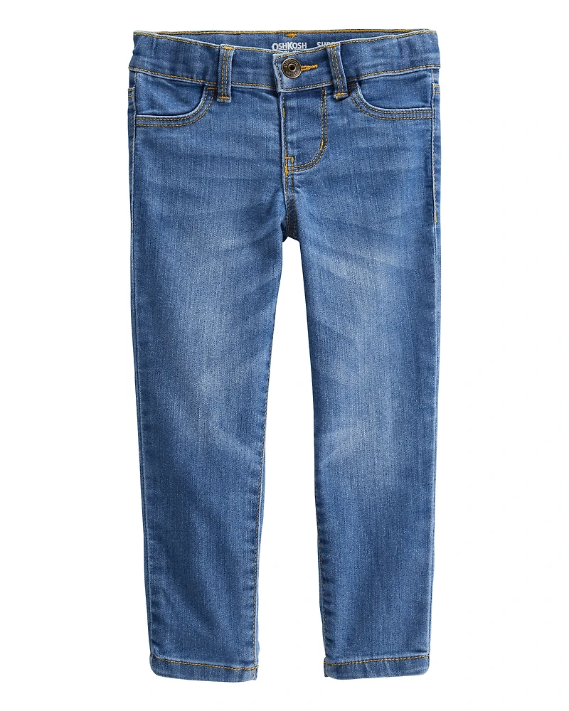 Toddler Medium Blue Wash Super Skinny-Leg Jeans