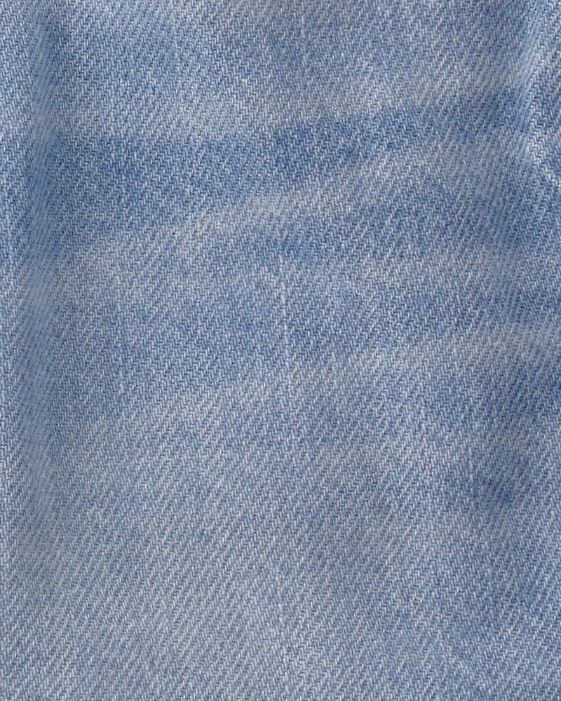 Toddler Boy Denim Drawstring Shorts - Light Wash