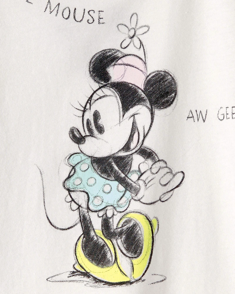 Toddler Girl Disney© Minnie Mouse Graphic Tee - White