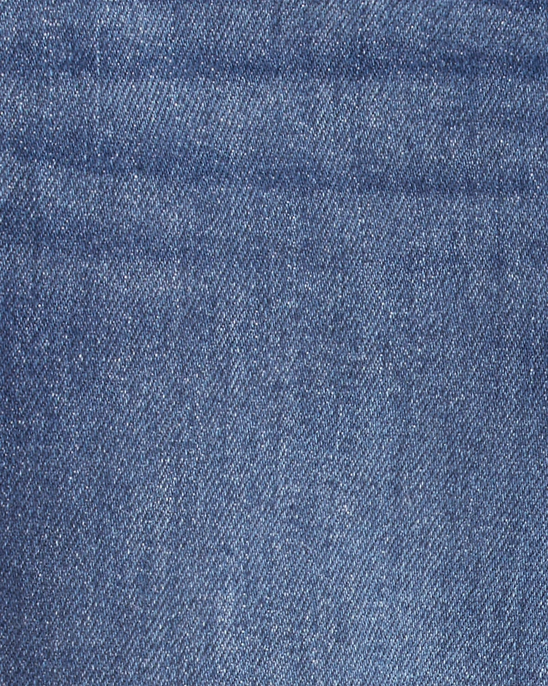 Toddler Girl Denim Wide-Leg Cuff Jeans - Blue