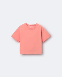 Toddler Rolled Cuff Tee - Coral