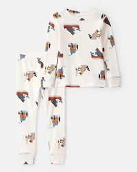 Toddler 2-Piece Woodland Creatures 100% Snug Fit Cotton Pajamas