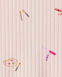 Toddler Girl Floral Print Long-Sleeve Dress - Pink