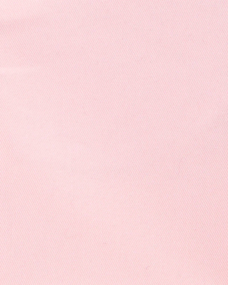 Toddler Iconic Denim Shorts: Frayed Hem - Pink