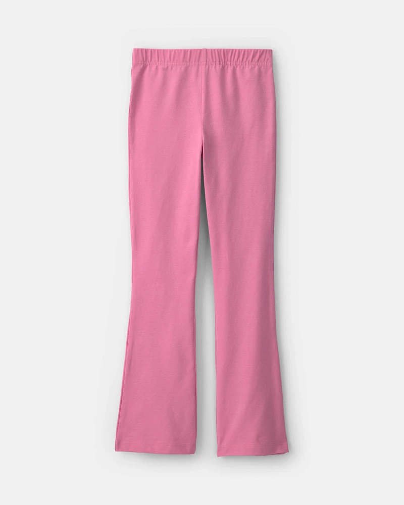 Girls Pull-On Stretch Flare Leggings