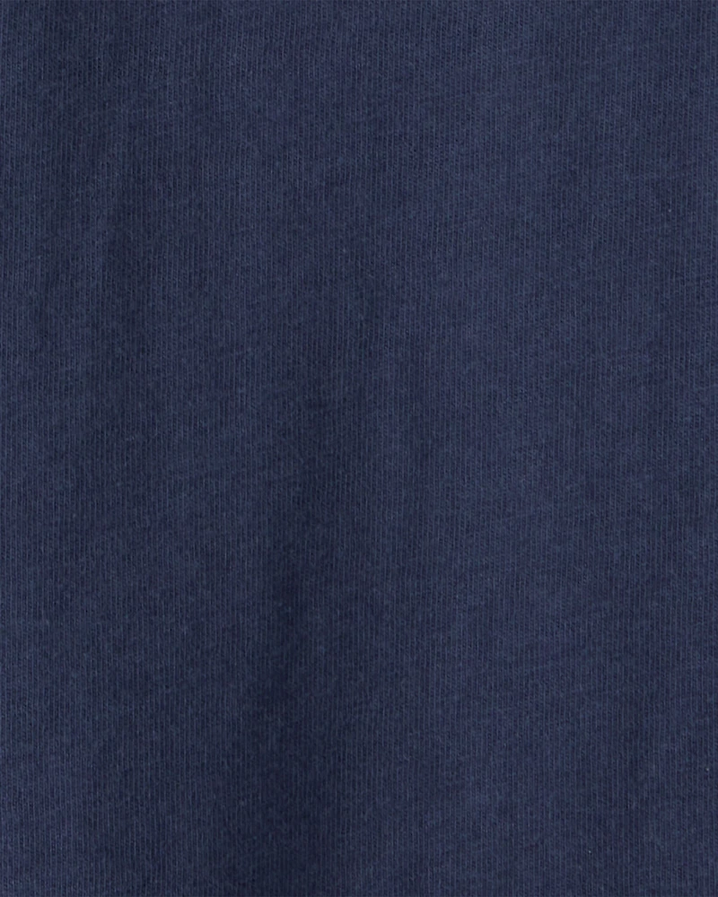 Toddler Boy Long-Sleeve Pocket Tee - Navy