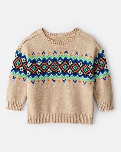 Baby Boy Sweater - Tan