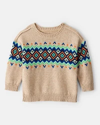 Baby Boy Sweater - Tan