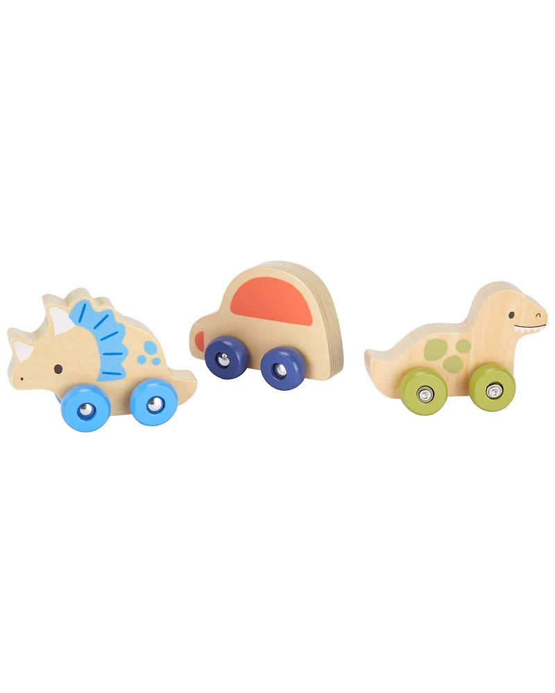 3-Pack Dinosaur Cars
