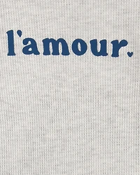 Baby 2-Piece L'Amour Short-Sleeve Bodysuit Pant Set