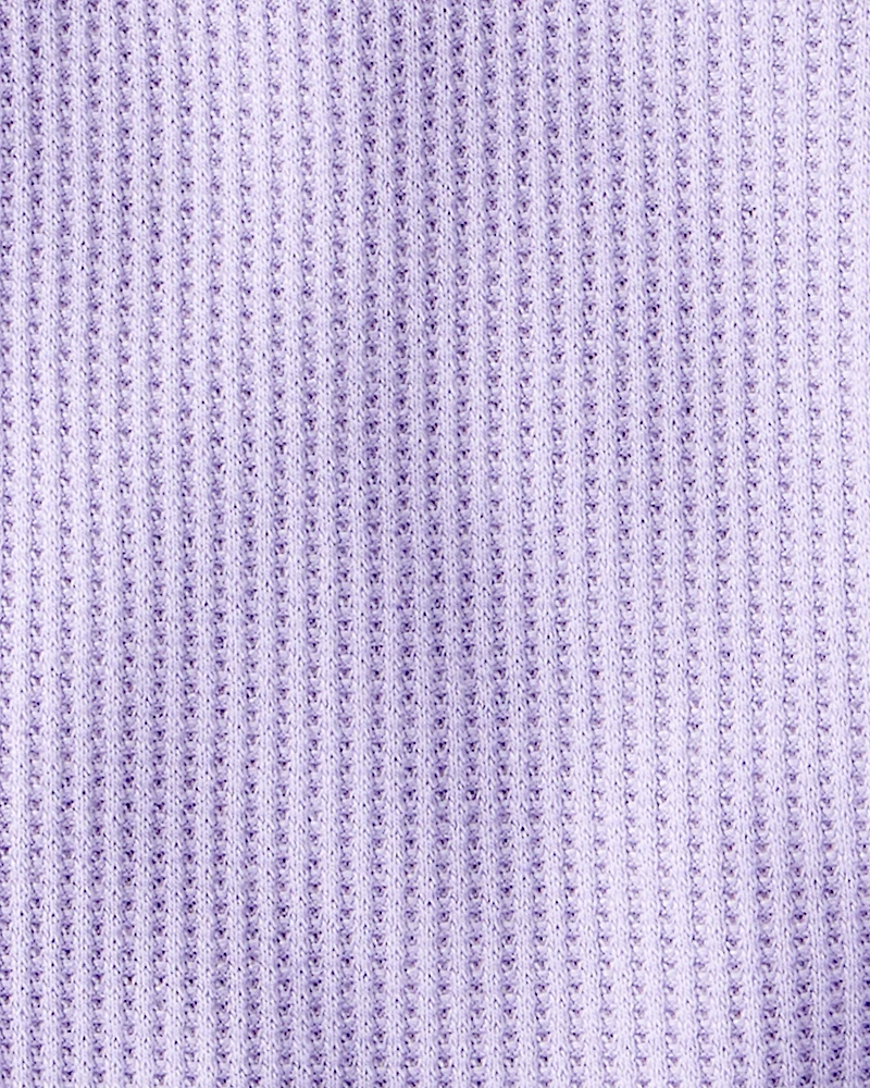 Baby Girl Paint Print PurelySoft Pull-On Pants - White/Purple