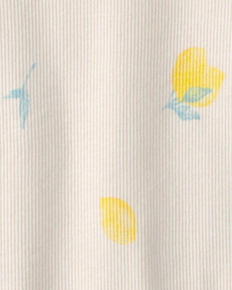 Baby Lemon Graphic Bodysuit - Ivory