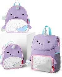 Zoo Mini Backpack with Safety Harness - Narwhal