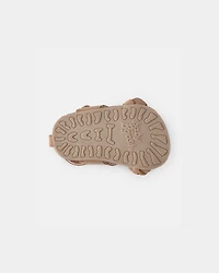 Baby Girl Braided Sandals - Brown