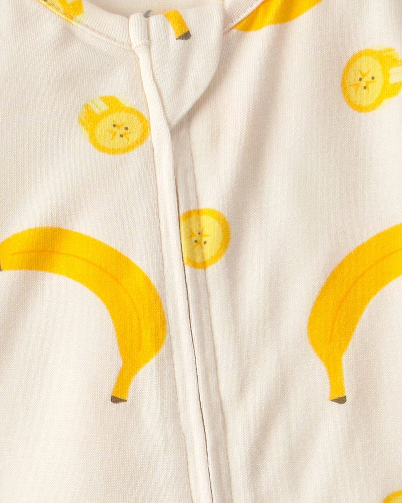 Baby Banana PurelySoft Sleep & Play Pajama - Yellow/Cream
