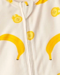 Baby Banana PurelySoft Sleep & Play Pajama - Yellow/Cream