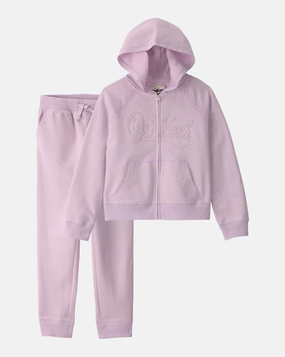 Girls 2-Piece OshKosh Logo Layering Set - Purple