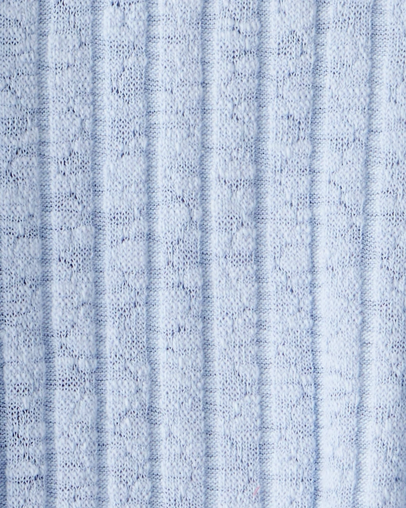 Girls Cinched Rib Top